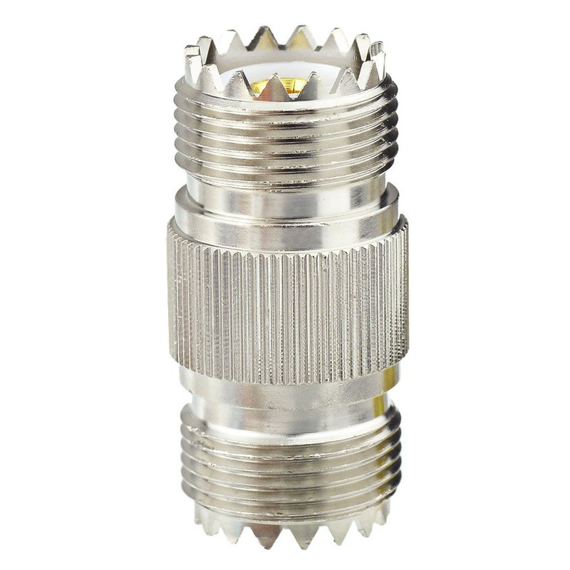 Eightwood SO239 to SO239 Coax Connector Adapter UHF Female to Female Coupler 2-Pack for CB Amateur Radio Antenna - Image 3